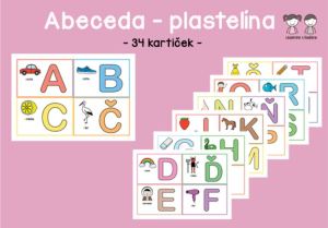 Tanítsa meg gyerekeinek az ábécét szórakoztató módon. Formázzanak betűket gyurmából a kép alapján.
