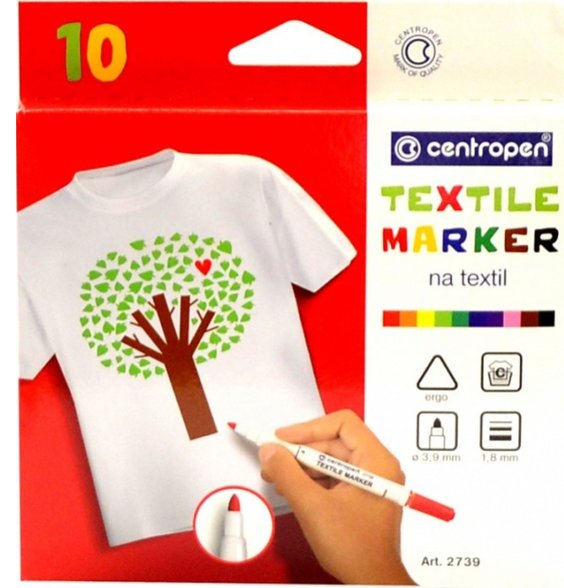 Textil jelölő 2739, szett 10 db alt=