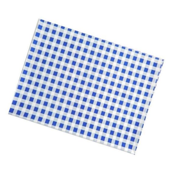 Abrosz PVC kék káró alt=