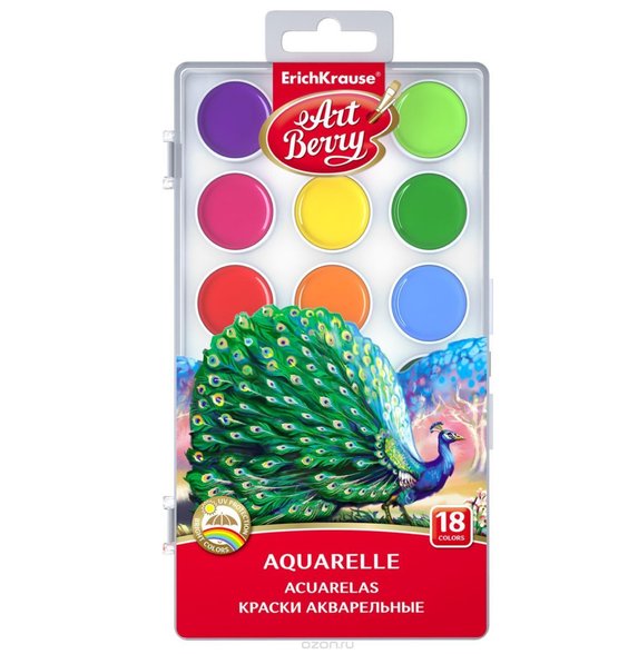 ArtBerry® vízfesték, 18 színben alt=