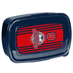 Uzsonnás doboz Football piros-1