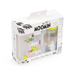 Uzsonnás doboz és vizespalack szett 400 ml + 380 ml – Moomin Tammi (Mumin)-1