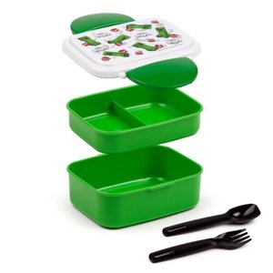 Uzsonnás doboz evőeszközzel – Bento box Minecraft Creeper & TNT-2
