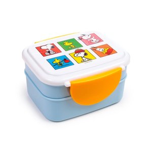 Uzsonnás doboz evőeszközzel – Peanuts Snoopy & Woodstock Bento box-1
