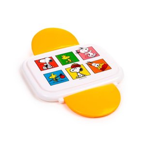 Uzsonnás doboz evőeszközzel – Peanuts Snoopy & Woodstock Bento box-5