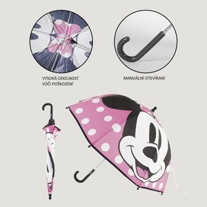 Gyerek esernyő Minnie rózsaszín-4