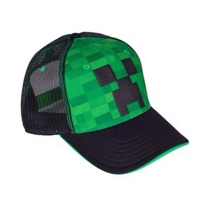 Minecraft sapka zöld/fekete-1