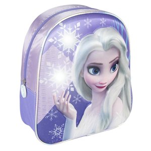 Gyerek hátizsák 3D Frozen 2 villogó lámpával-1
