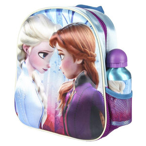 Gyerek hátizsák Frozen 3D palackkal-1