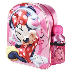 Gyerek hátizsák Minnie 3D palackkal-1