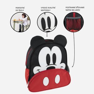 Gyerek hátizsák Mickey mouse piros-4