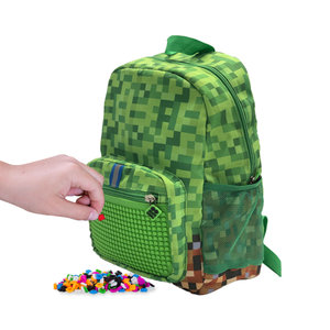 Gyermek hátizsák MineCraft zöld-6