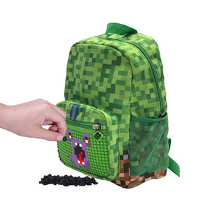 Gyermek hátizsák MineCraft zöld-2
