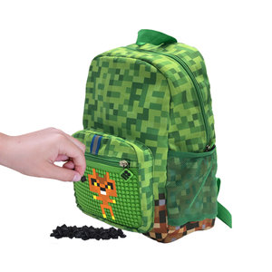 Gyermek hátizsák MineCraft zöld-3