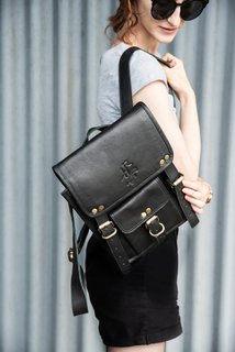 Bőr válltáska Galateia Ebony-1