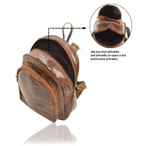 Kirké bőr hátizsák-5