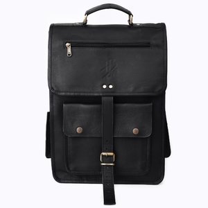 Bőr hátizsák Pénelopé Ebony-2