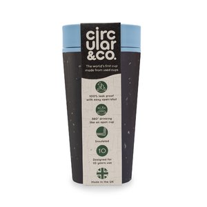 Kelímek Circular Cup Black and Blue 340ml-1