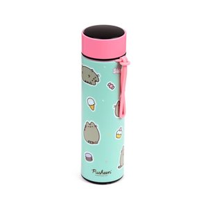 Rozsdamentes acél termoszpalack digitális hőmérővel 450 ml – Pusheen macska-2