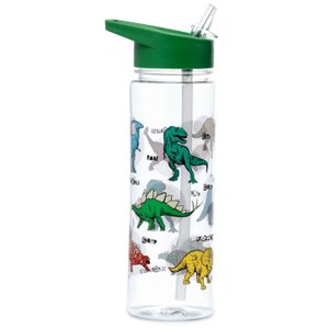 Törhetetlen műanyag palack szívószállal 550 ml – Dinoszaurusz-1
