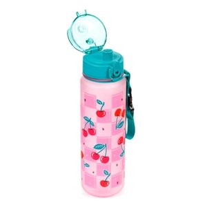 Törhetetlen műanyag palack kupakkal 600 ml – Cherry (cseresznye)-2