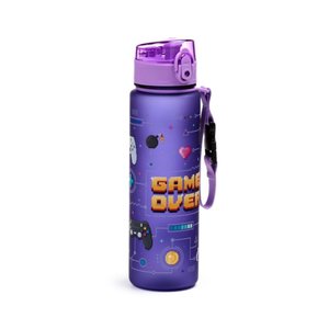 Törhetetlen műanyag palack kupakkal 600 ml – Game Over-1