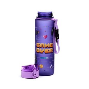 Törhetetlen műanyag palack kupakkal 600 ml – Game Over-3
