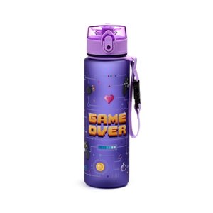Törhetetlen műanyag palack kupakkal 600 ml – Game Over-4