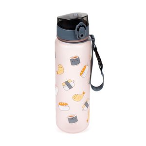 Törhetetlen műanyag palack kupakkal 600 ml – Pusheen Sushi Club (macska)-1