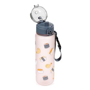 Törhetetlen műanyag palack kupakkal 600 ml – Pusheen Sushi Club (macska)-2