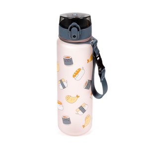 Törhetetlen műanyag palack kupakkal 600 ml – Pusheen Sushi Club (macska)-5