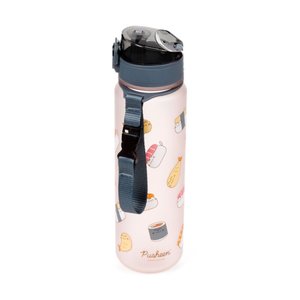 Törhetetlen műanyag palack kupakkal 600 ml – Pusheen Sushi Club (macska)-6