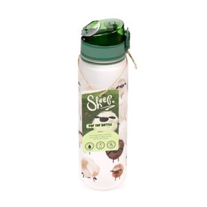 Törhetetlen műanyag palack kupakkal 600 ml – Sheep (bárány)-4