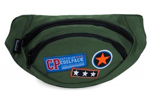 Vesetáska Albany Badges zöld-1