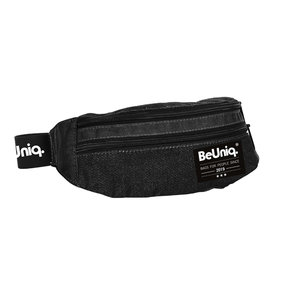 Övtáska BeUniq fekete, 2 cipzár-1