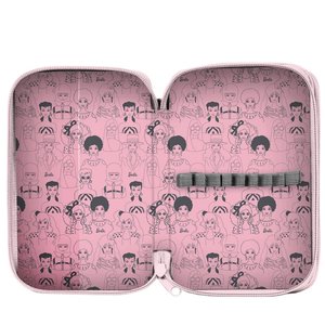 Tolltartó Barbie Rózsaszín-szürke, két szintes-2