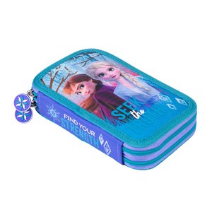 Kétszintes tolltart Frozen felszereléssel-1