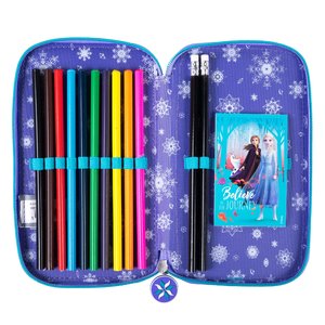 Kétszintes tolltart Frozen felszereléssel-3