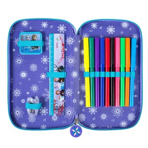 Kétszintes tolltart Frozen felszereléssel-4