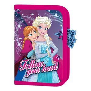 Szétnyitható tolltartó Frozen, rózsaszín-1