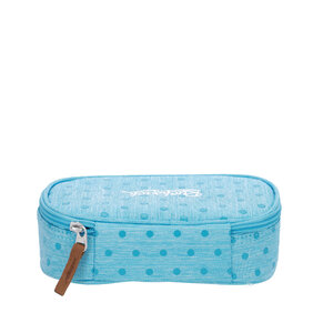 Penál Jumbo blue with blue foil dots-3