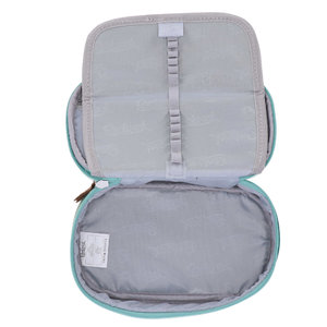 Penál Jumbo zöld zöld fóliapöttyökkel-4