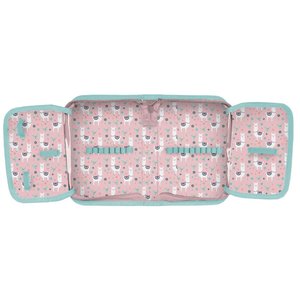 Penál Lama růžový rozkládací-3