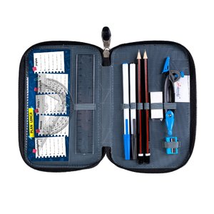 Penál Slang Graffiti třípatrový s vybavením-2