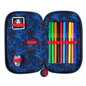 Kétszintes tolltartó Star wars felszereléssel-3