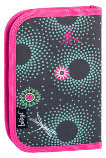 Iskolai tolltartó klasszikus Virágok-2