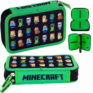 Minecraft több szereplős emeletes tolltartó iskolába-3