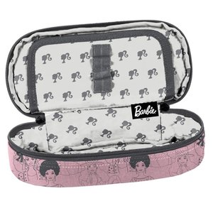 Iskolai tok Barbie Rózsaszín-szürke, merevített-2