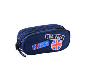 Tolltartó tok Clever Badges blue-2