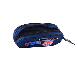 Tolltartó tok Clever Badges blue-4